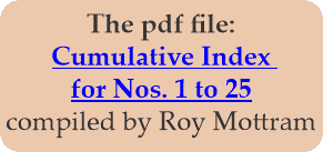The pdf file:  Cumulative Index  for Nos. 1 to 25 compi